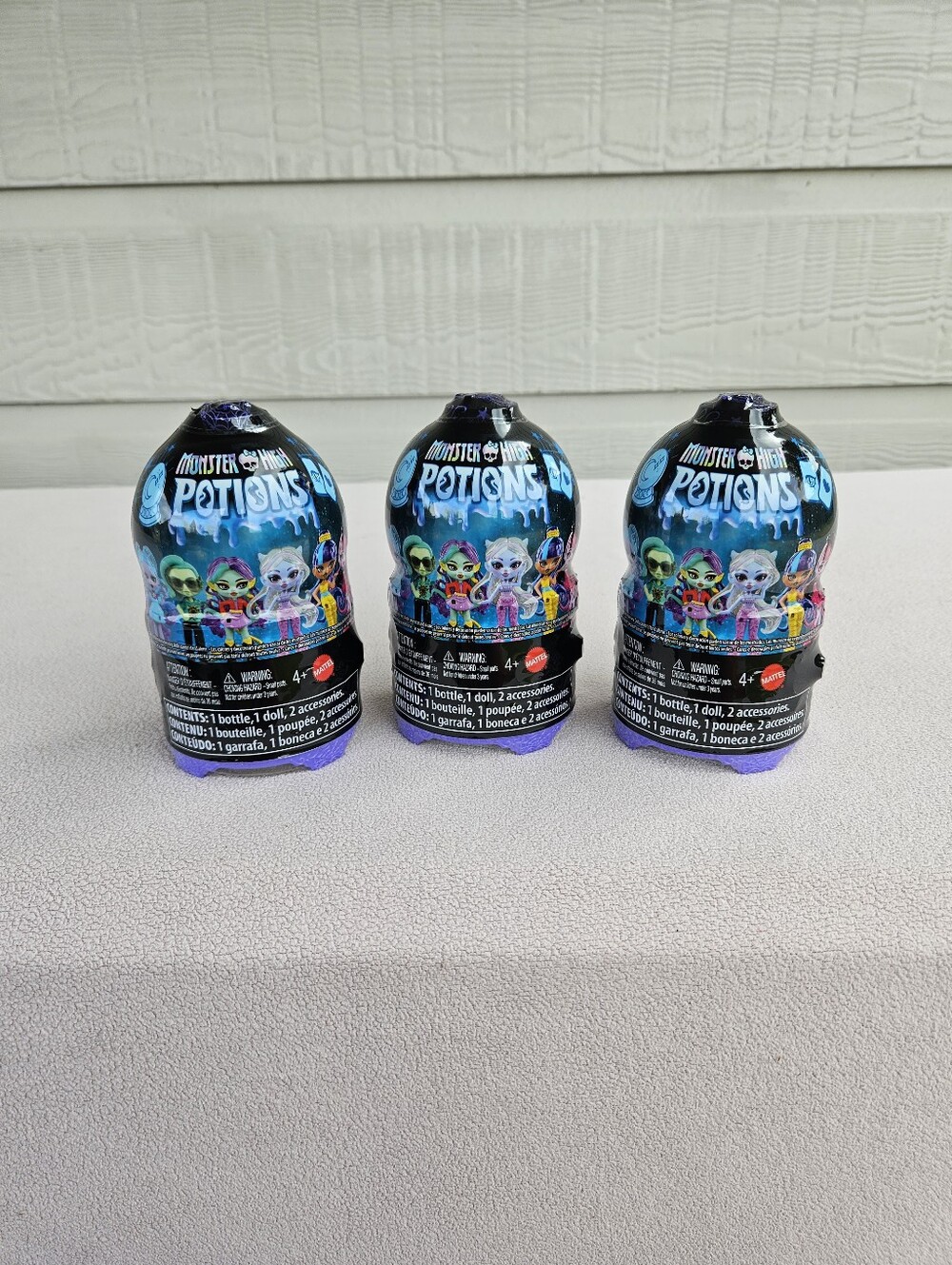 Monster High Potions Mini Doll Lot of 3 Mattel SEALED Mystery Surprise Blind